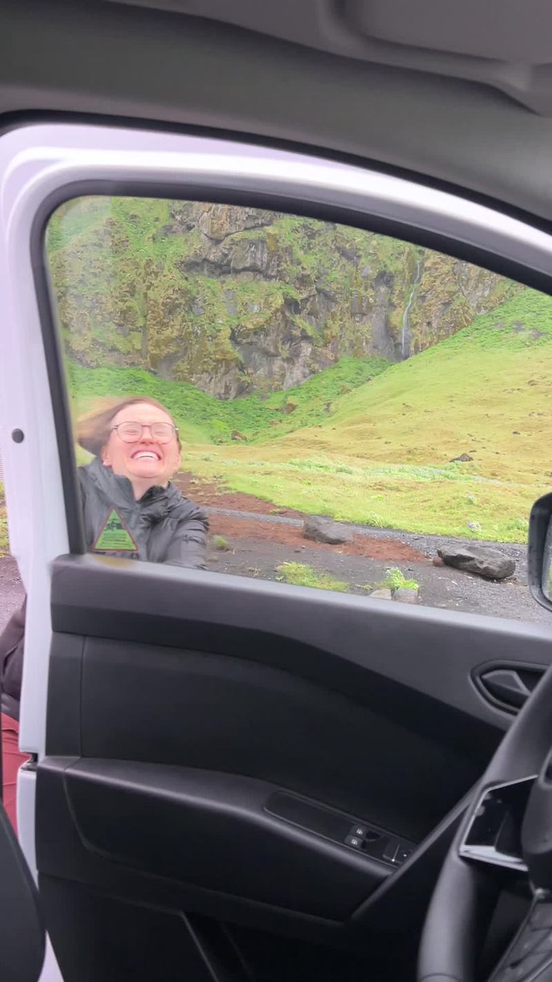 Video thumbnail for Epic Wind Gusts Turn Simple Car Entry into a Workout