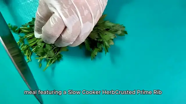 Video thumbnail for Slow Cooker Herb Crusted Prime Rib