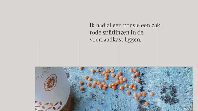 Video thumbnail for Hummus van rode linzen