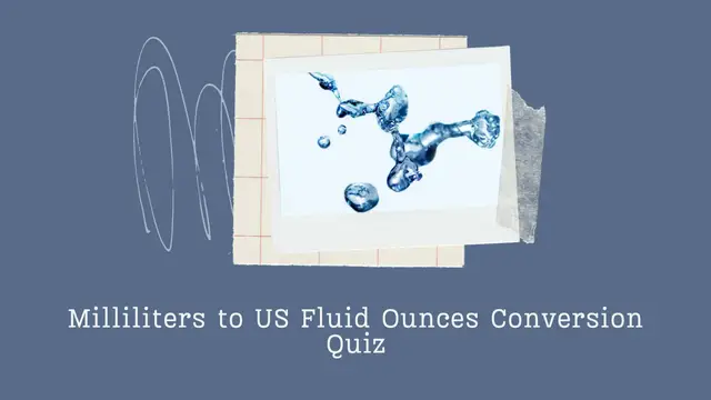 Video thumbnail for Milliliters to US Fluid Ounces