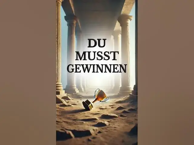 Video thumbnail for Die Lüge, die dich fesselt: Du musst gewinnen, um wertvoll zu sein  #stoizismus