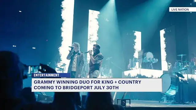 Video thumbnail for Duo for King + Country to perform in Bridgeport