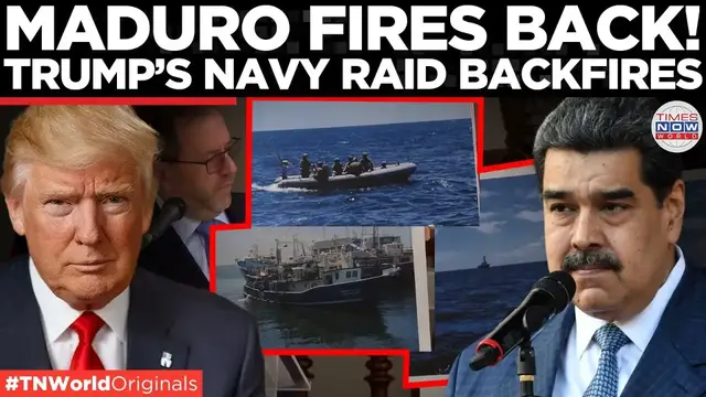 'Video thumbnail for Maduro Warns Trump: Stop US Raid on Venezuelan Fishing Boat Now | Times Now World'