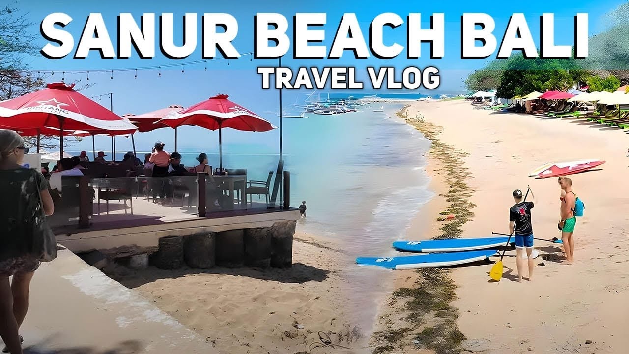 Video thumbnail for Sanur Beach Bali Travel Vlog