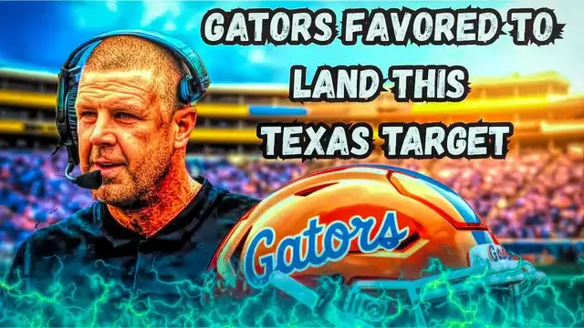 'Video thumbnail for Gators Favored to LAND TOP Recruit causing Texas Fan Meltdown'