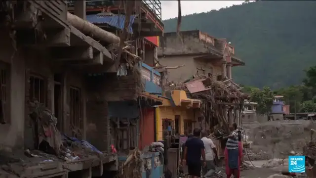 Video thumbnail for Death toll rises as 3,000 remain missing in Nepal, China