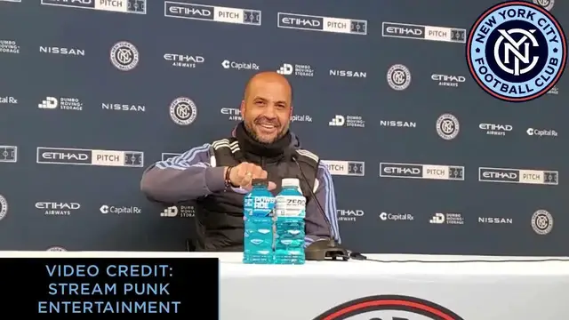 'Video thumbnail for NYCFC Post-Game Interview: Nick Cushing on Philadelphia Match'