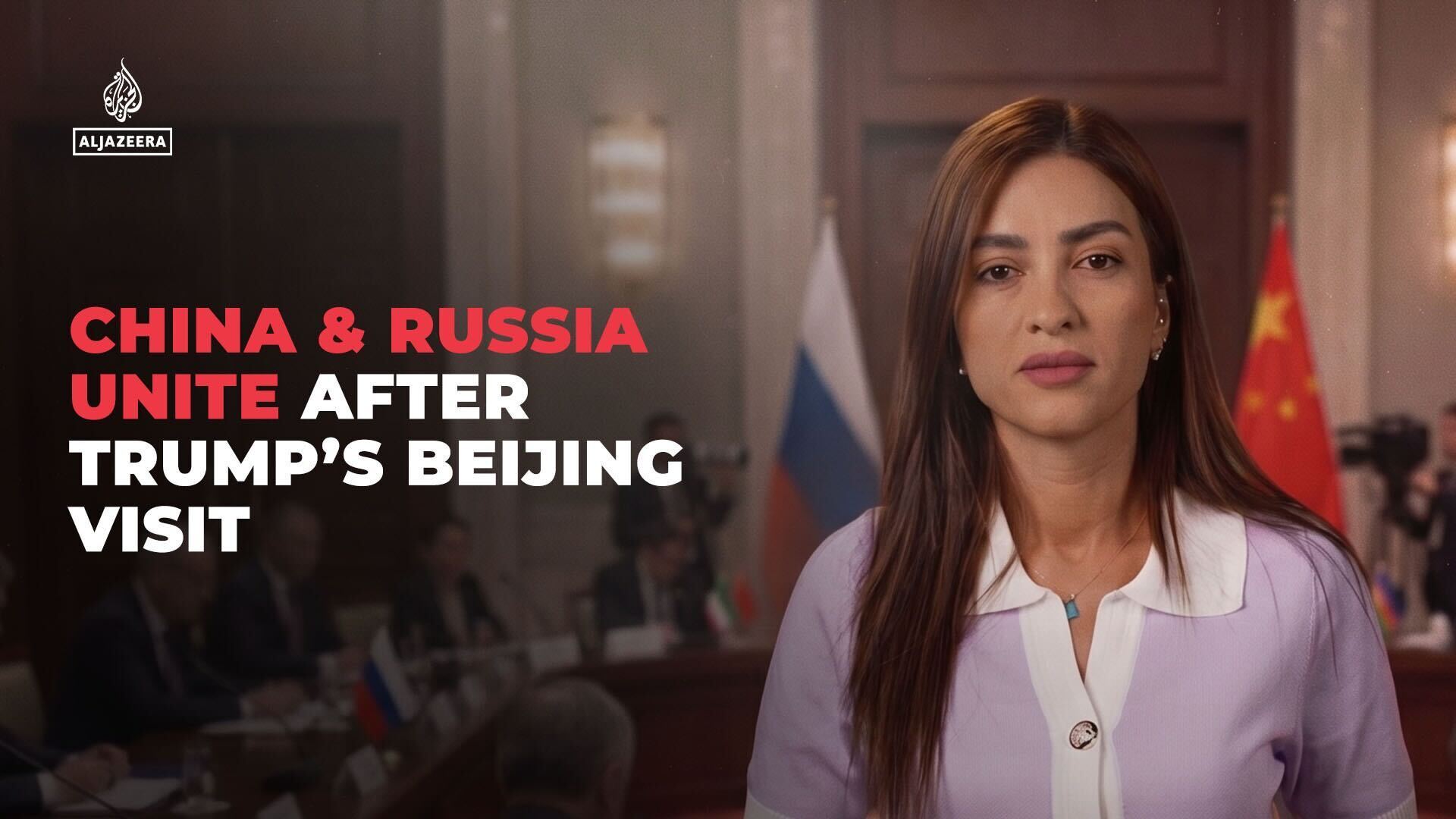 Video thumbnail for China and Russia unite after Trump’s Beijing visit