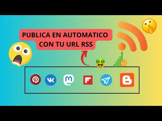 Video thumbnail for CÓMO CREAR LA URL RSS PARA TU PAGINA WEB PARA PUBLICAR EN AUTÓMATICO