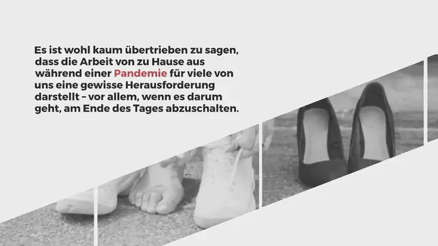 Video thumbnail for Finishing work in the home office: 10 tips for switching off