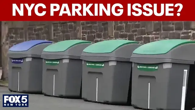 Video thumbnail for Trash bins will take away parking spaces in NYC