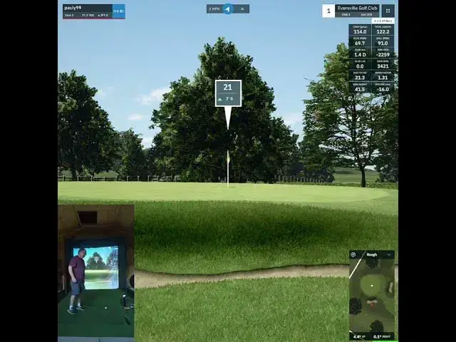 Video thumbnail for Evansville Golf Club - A Few Holes on GSPro