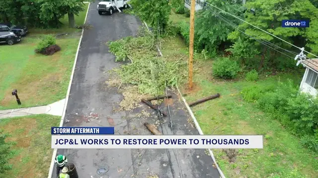 Video thumbnail for 40,000+ in NJ without power, some for days, after series of storms