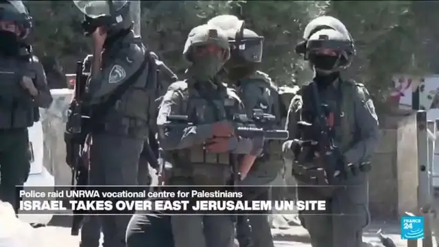Video thumbnail for Israel takes control of UN training centre for Palestinians