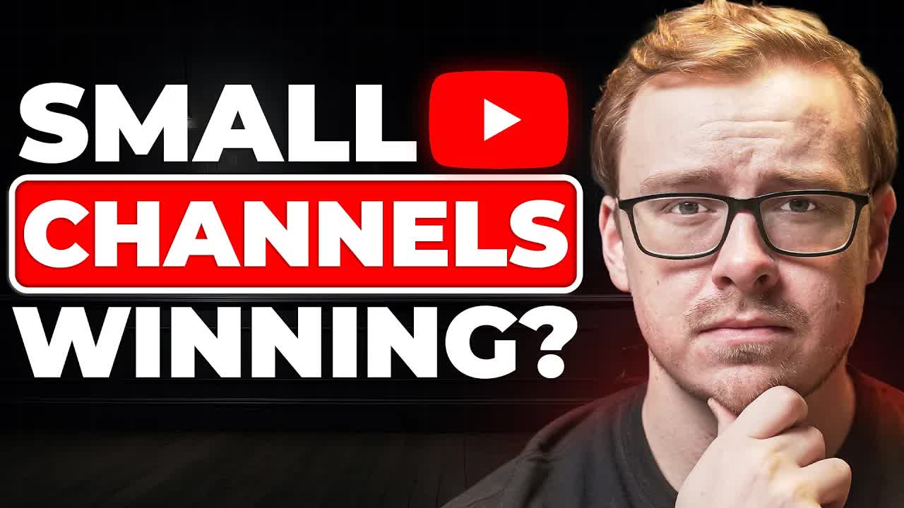 Video thumbnail for shane hummus: small creators win youtube's new algorithm: niche secrets & growth tips