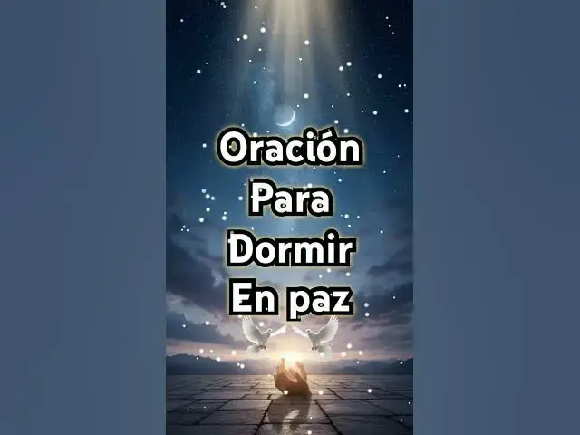 Video thumbnail for Oración para dormir en paz · @reflexiondivina