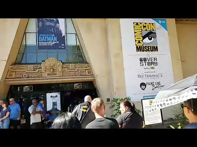 Video thumbnail for San Diego Comic Con 2019 50 years #SDCC #SDCC50 #sandiego #comiccon #SDCC2019 #batmanexperience