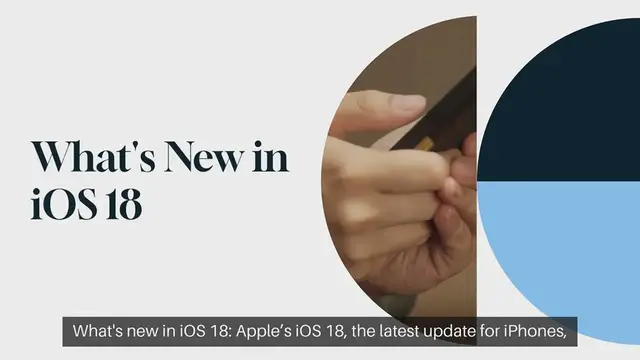 Video thumbnail for What's new in iOS 18