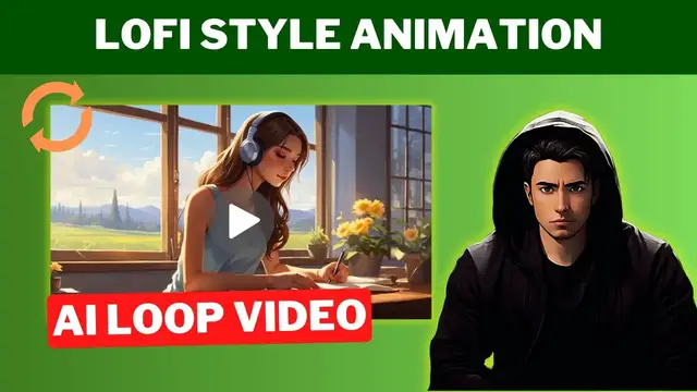 Video thumbnail for How to Make a Loop Videos with FREE AI Tools | Lofi Animation Generator | Seamless Loop