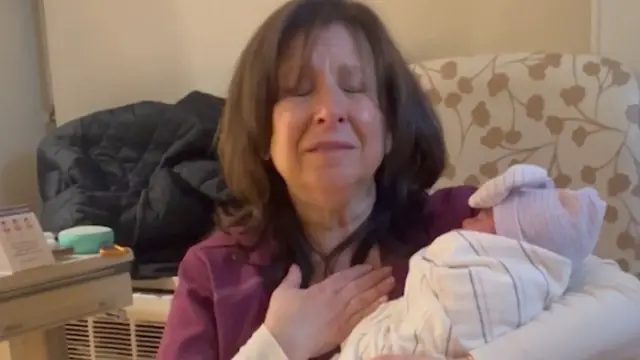 'Video thumbnail for Daughter Captured On Video In College Saying She'd Name Baby After Mom Fulfills Promise In Emotional Surprise'