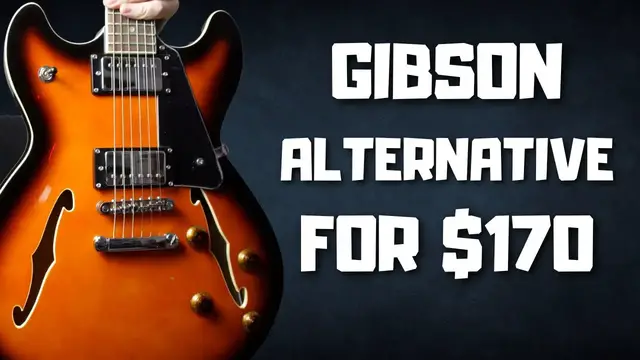 'Video thumbnail for BETTER THAN GIBSON? Harley Benton HB-35 Vintage Series - Unboxing, Sound Demo, Review'