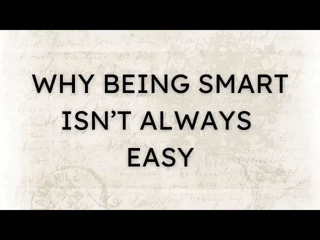 Video thumbnail for 7 Silent Struggles of Highly Intelligent People