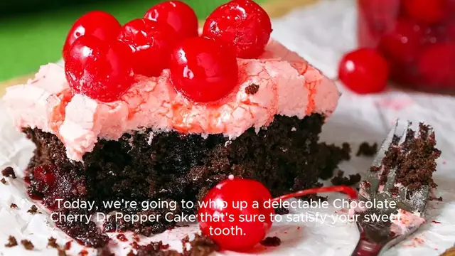 Video thumbnail for Chocolate Cherry Dr Pepper Cake recipe