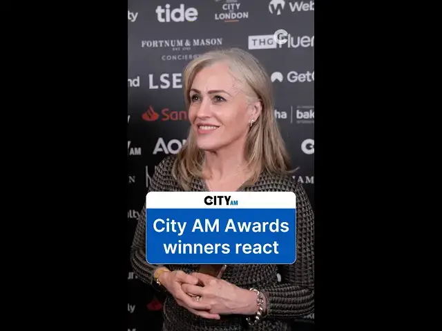 Video thumbnail for The atmosphere was electric at the Guildhall for the City AM Awards 2026.