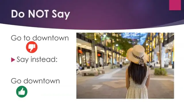 Video thumbnail for Say It Right in English:  Adverbs and Prepositions of Place