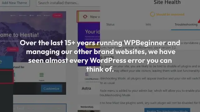 Video thumbnail for How to Check for WordPress Plugin Conflicts (2 Methods)