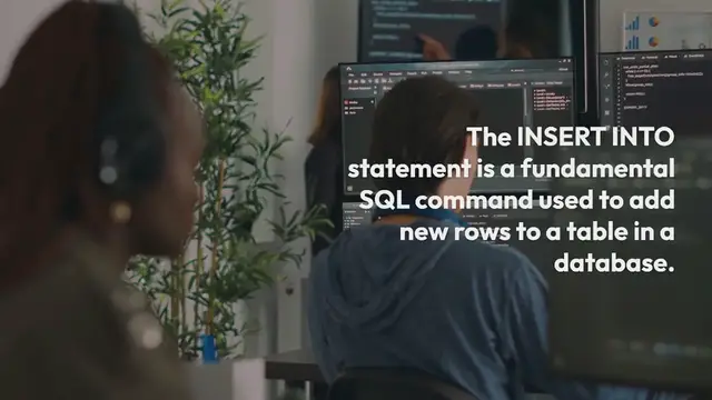Video thumbnail for SQL INSERT INTO Statement