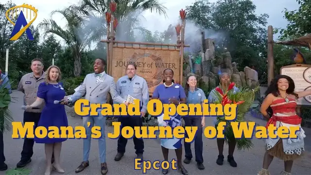Video thumbnail for Moana: Journey of Water Grand Opening at Epcot