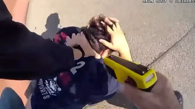 'Video thumbnail for Texas cop’s bodycam video shows man died after being tasered'