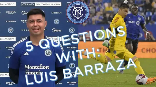 Video thumbnail for stream punk sports: nycfc goalkeeper luis barraza: 5 questions!