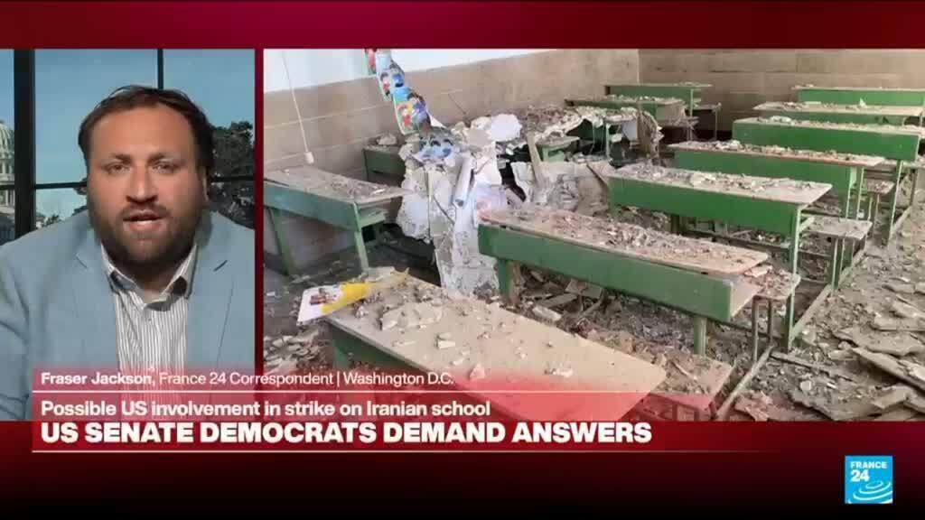 Video thumbnail for US Democrats call for 'swift investigation' into strike on Iranian school