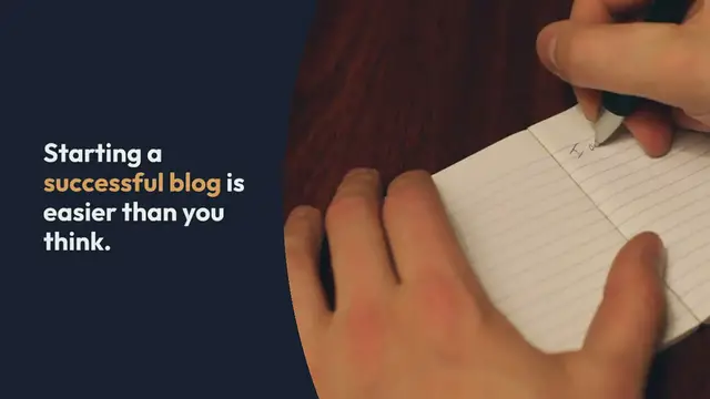 Video thumbnail for 8 Easy Tips for Starting a Successful Blog Today