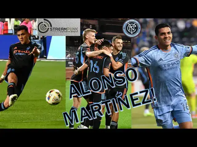 Video thumbnail for stream punk soccer: alonso martinez scores! every goal (so far) nycfc 2024