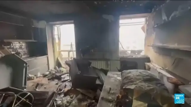 Video thumbnail for Almost half of Kyiv without heat, power, after Russian attack