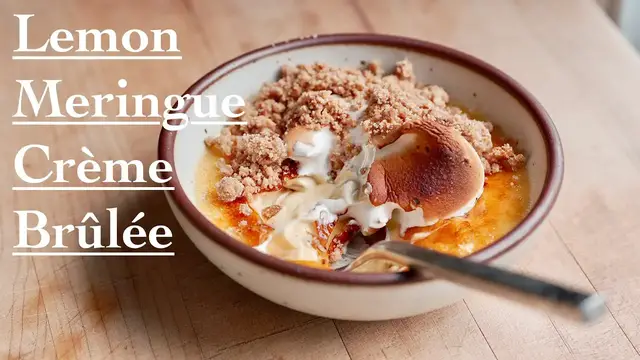 'Video thumbnail for Lemon Meringue Creme Brulee'