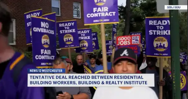 Video thumbnail for Tentative agreement reached, averting Hudson Valley residential building workers strike