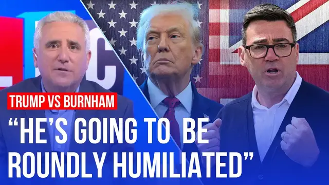 Video thumbnail for Trump vs Burnham: Is another Oval Office bust-up on the cards?