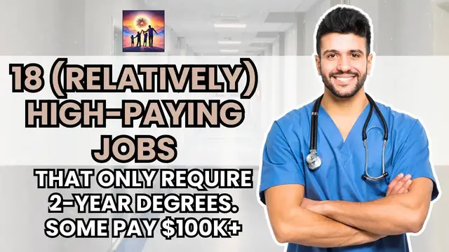 Video thumbnail for 18 (Relatively) High-Paying Jobs That Only Require 2-Year Degrees.