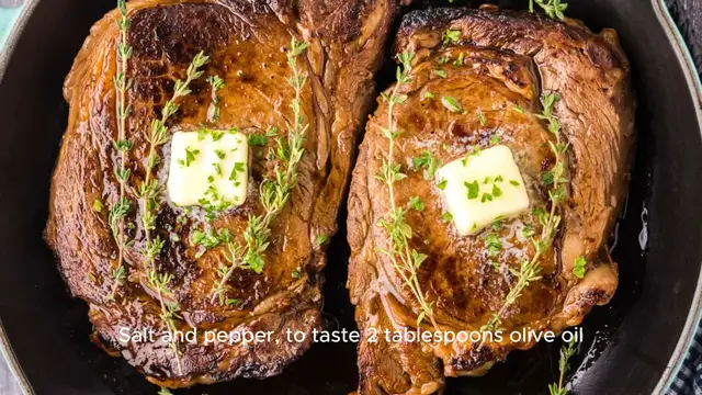 Video thumbnail for Tender Ribeye Steak Recipe