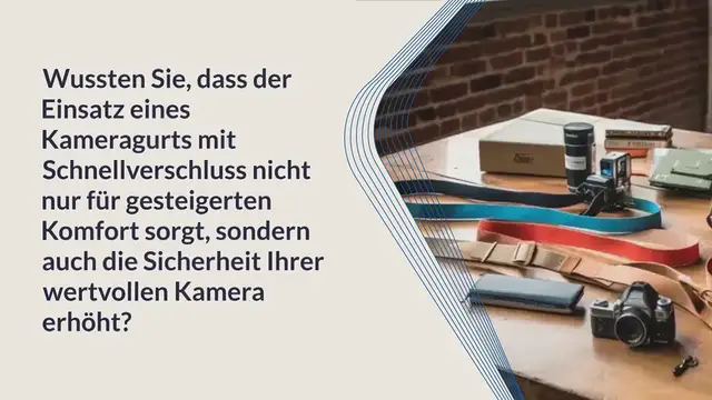 Video thumbnail for Kameragurt mit Schnellverschluss Test: Die 7 Besten im Vergleich: