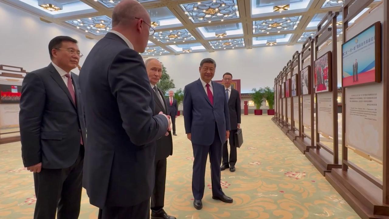 Video thumbnail for China: Russia's President Putin on official visit to China 2.