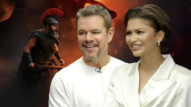 Video thumbnail for The Odyssey: Matt Damon and Zendaya On the Joys and Challenges of Making a Christopher Nolan Movie