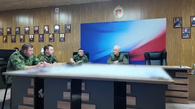 Video thumbnail for Defence Minister Belousov on inspection visit to Russia's Centre Group of Forces.