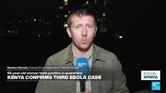 Video thumbnail for Kenya reports third Ebola case, contact tracing continues