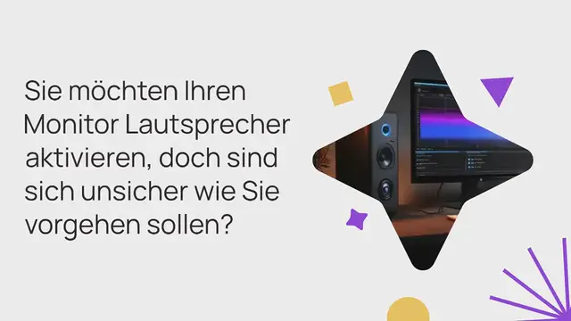Video thumbnail for Monitor Lautsprecher aktivieren: Anleitung & Problembehandlung