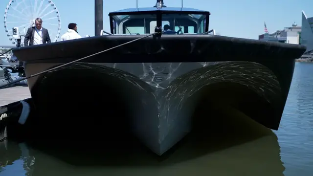 Video thumbnail for The Minerva: Where civilian and military technology collide on the water